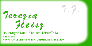 terezia fleisz business card